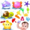 Baby Bath Toys for Kids Ages 1-3, Mold-Free Silicone Suction Cup Toys for Toddlers 2-4