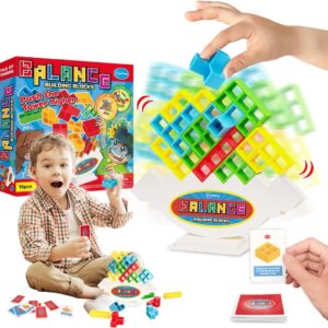 iYuePeng Tetra Tower Balance Stacking Toy – Fun for kids and adults, ideal for family games, parties, and travel