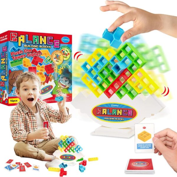 iYuePeng Tetra Tower Balance Stacking Toy